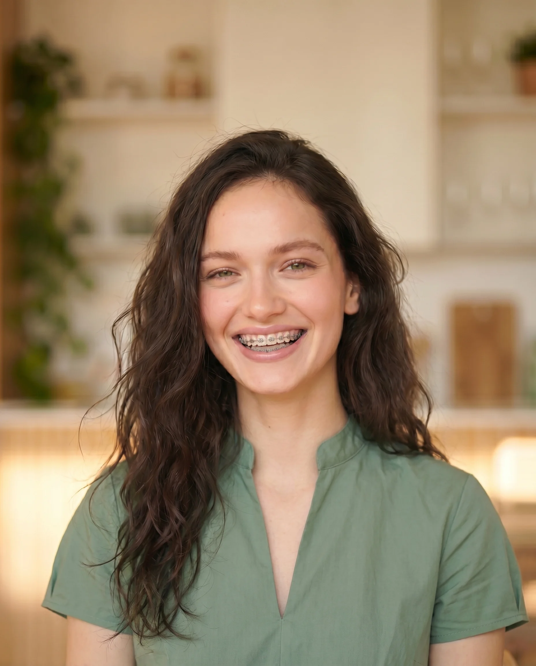 A smiling person in warm natural light at seesmile